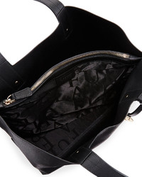 Furla Musa Medium Leather Tote Bag Onyx