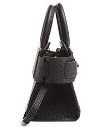 Givenchy Nano Horizon Grained Calfskin Leather Tote Blue