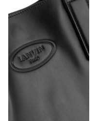 Lanvin New Shopper Small Leather Tote Black