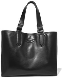 Lanvin New Shopper Small Leather Tote Black