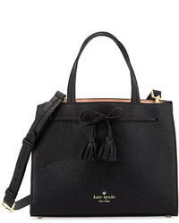 Kate Spade New York Hayes Street Small Isobel Tassel Tote Bag Black