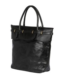 Officine Creative Brushed Leather Tote Bag