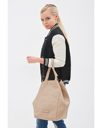 Forever 21 Oversized Faux Leather Tote