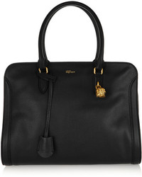 Alexander McQueen Padlock Large Textured Leather Tote