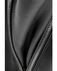 Balenciaga Paper Za Textured Leather Tote Black