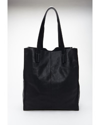 Forever 21 Pebbled Faux Leather Tote Clutch
