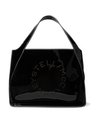 Stella McCartney Perforated Faux Patent Leather Tote