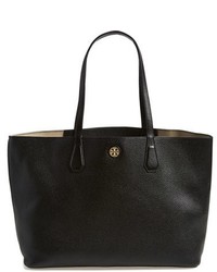 Tory Burch Perry Leather Tote Black