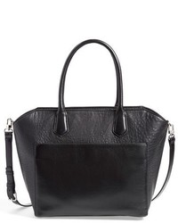 Halogen Pioneer Square Leather Tote