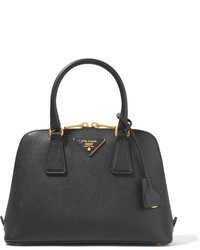 Prada Proade Textured Leather Tote Black