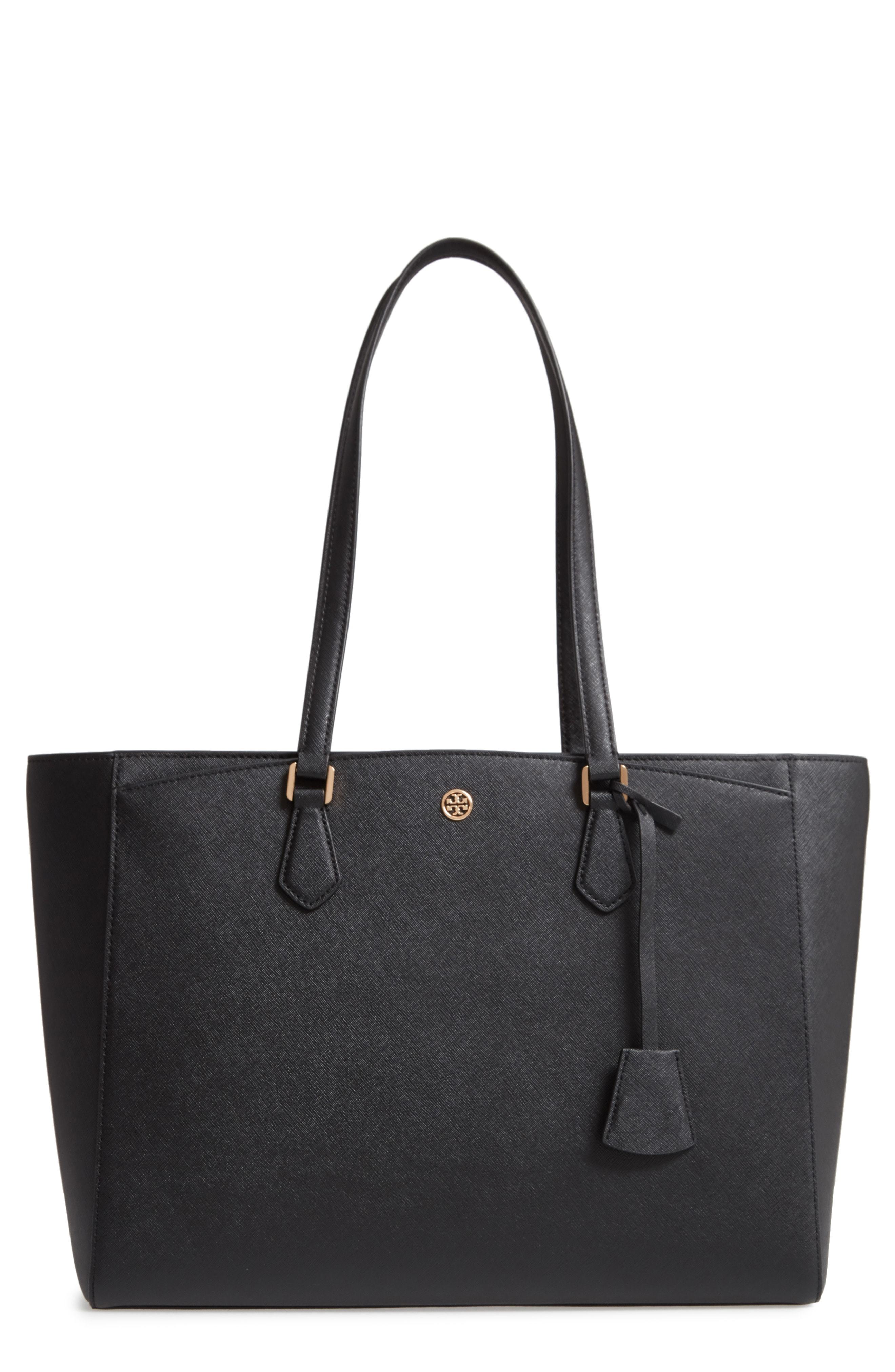 Tory Burch Robinson Saffiano Leather Tote, $348 | Nordstrom | Lookastic