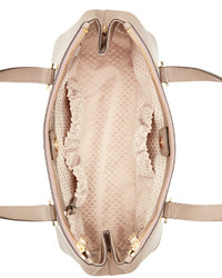 DKNY Saffiano Leather Large Double Zip Shopper
