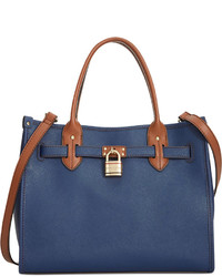 Tommy Hilfiger Saffiano Leather Th Heritage Lock Shopper