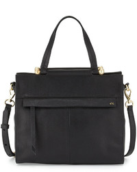 Foley + Corinna Sailor Leather Shopper Bag Black