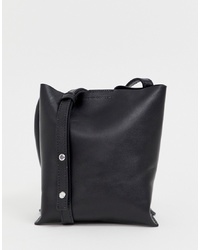 French Connection Seda Leather Tote Handbag