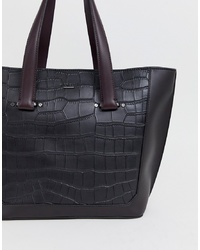 Fiorelli Shopper Bag In Black Croc