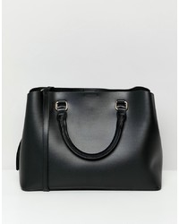 Bershka Shopper Bag In Black