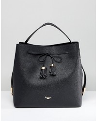 Dune Slouchy Tote Bag With Tassel Fastening