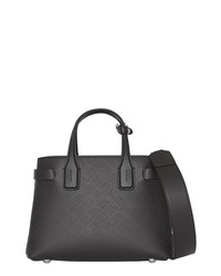 Burberry Small Banner Perforated Leather Tote