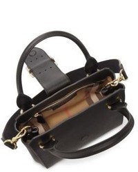 Burberry Small Leather Buckle Tote