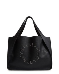 Stella McCartney Small Logo Faux Leather Tote