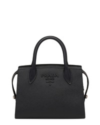 Prada Small Monochrome Saffiano Leather Bag