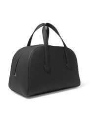 The Row Sporty Bowler 12 Textured Leather Tote