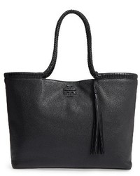 Tory Burch Taylor Leather Tote Black