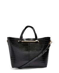 Topshop Taz Faux Leather Tote