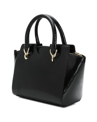 Versace Collection Textured Leather Tote Bag