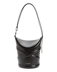 Alexander McQueen The Curve Leather Bag In Black At Nordstrom
