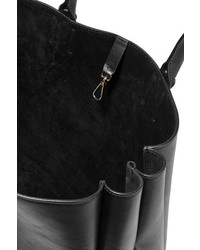 Lanvin The Shopper Small Leather Tote Black