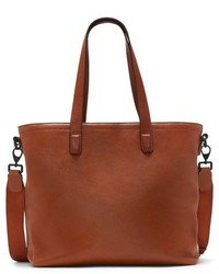 Vince Camuto Tolve Leather Tote Bag Brown
