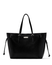 New York & Co. Union Square Collection Faux Leather Pull String Tote