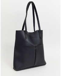 Claudia Canova Unlined Pocket Shopper Bag