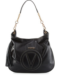 Valentino By Mario Valentino Penelope Leather Tote Bag Black