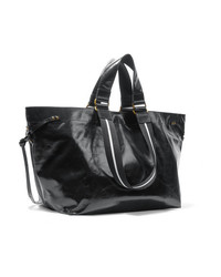 Isabel Marant Wardy Glossed Leather Tote