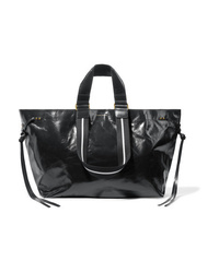 Isabel Marant Wardy Glossed Leather Tote