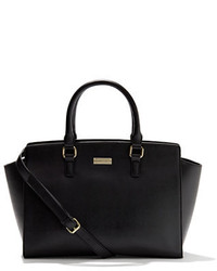 New York & Co. Winged Faux Leather Tote Bag