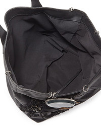 Marc Jacobs Wingman Badges Tote Bag Black