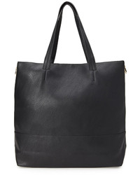 Forever 21 Zippered Faux Leather Tote