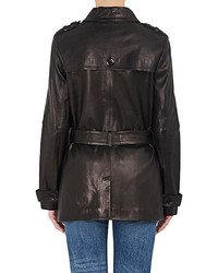 J Brand Arrow Leather Trench Coat