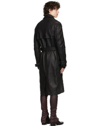 FREI-MUT Black Leather Airwave Jacket