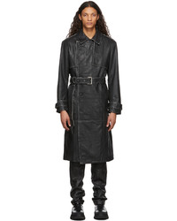 Han Kjobenhavn Black Leather Trench Coat