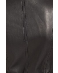Mackage Leather Moto Trench Coat