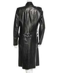 Kenzo Leather Trench Coat