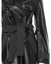 Dolce & Gabbana Leather Trench Coat