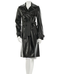 Dolce & Gabbana Leather Trench Coat