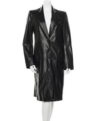 Ann Demeulemeester Leather Trench Coat