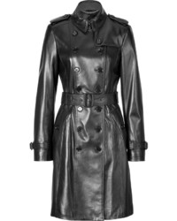 Burberry London Leather Elstree Trench Coat, $3,115 | STYLEBOP.com ...